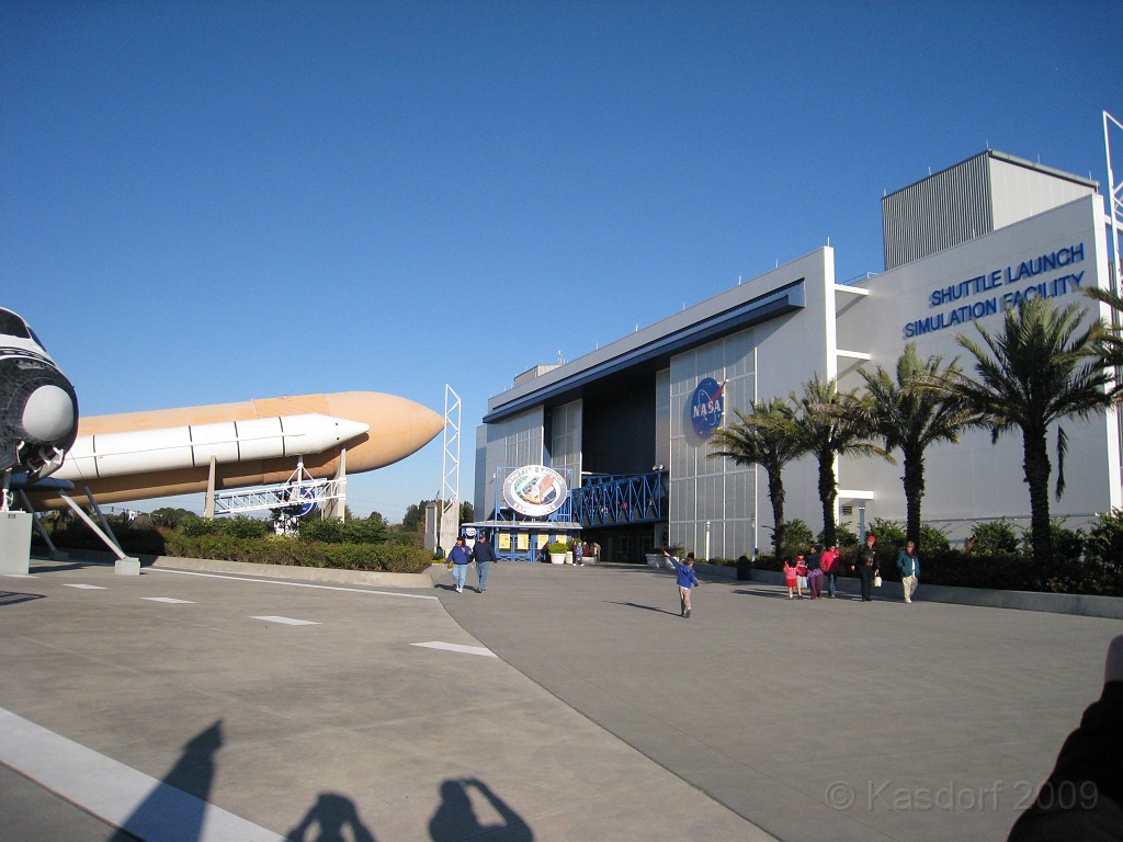 Disney 2010 D2 0670.jpg - January 9-11, 2010 Disney World Florida. Went to run the marathon. Sunday 5:40 AM start the race! Finish, go take a hot shower! Paul drove us over to Kennedy Space Center. Then buffet at Animal Kingdom for dinner!